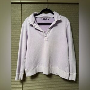 Vineyard Vines Women’s V Neck Sweatshirt Lavender Size Small